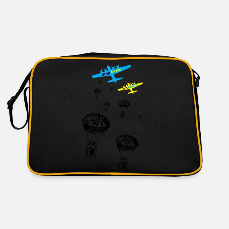 Drop beats not bombs Retro Bag