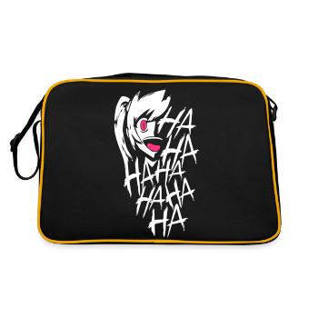Creepy Laugh - Retro Tasche - Schwarz/Gold - Hinten