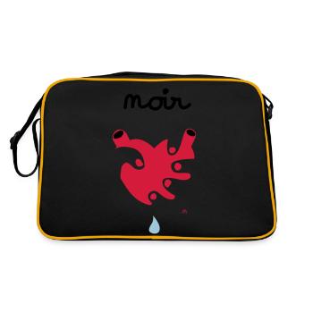 NoirDesir - Retro Bag - black/gold - Back