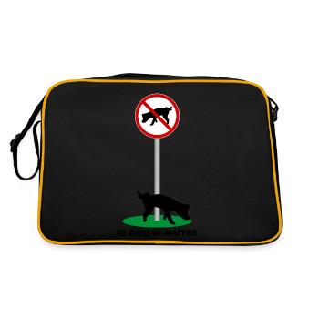 Humour Canin - Sac Retro - noir/or - Dos
