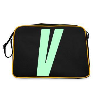 V - Retro Bag - black/gold - Back