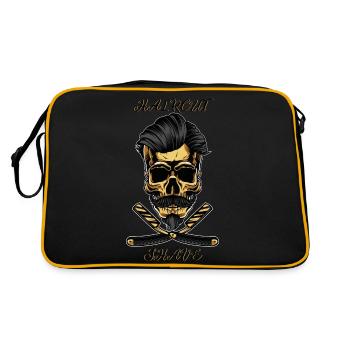 Skull Haircut And Shave - Markus - Retro Bag - black/gold - Back