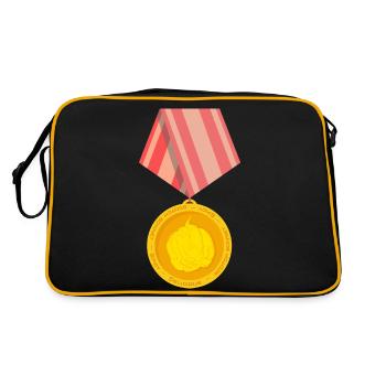 Médaille Scotch Bonnet - Sac Retro - noir/or - Dos