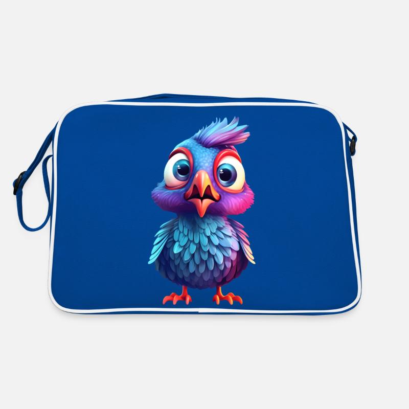 Bébé oiseau effrayé Sac Retro