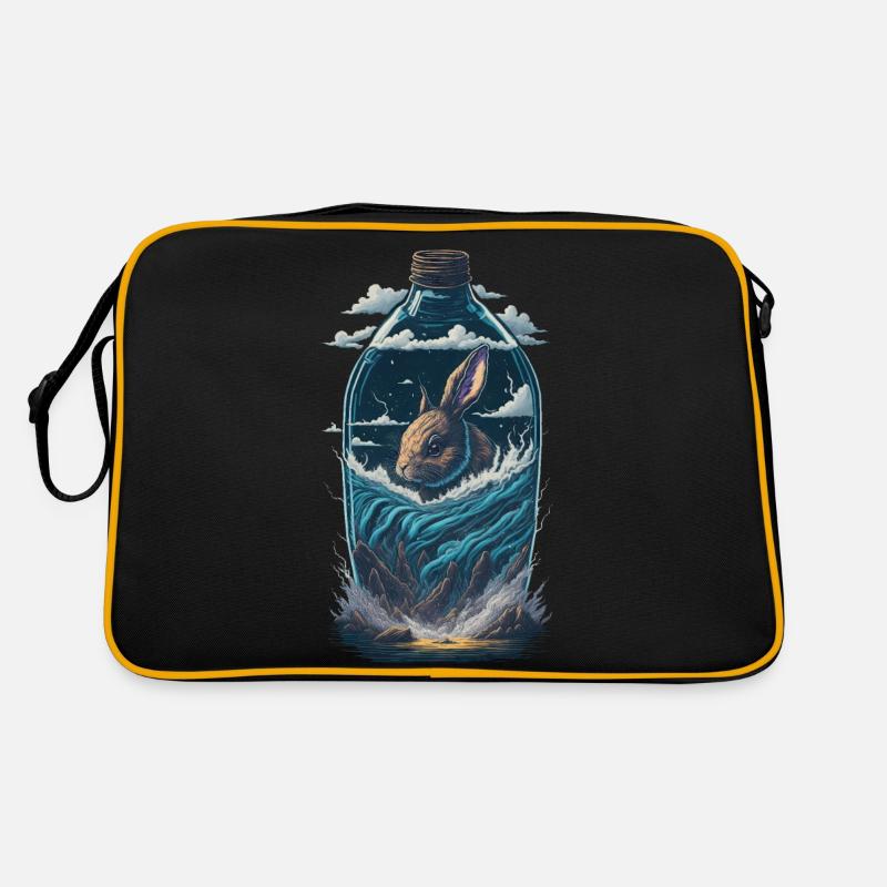 Bouteille de lapin Sac Retro