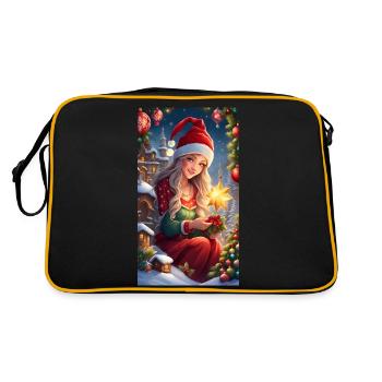 Joyeuses Fêtes de fin d’année - Sac Retro - noir/or - Dos