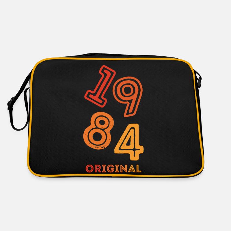1984 Original - Retro Tasche - Schwarz/Gold