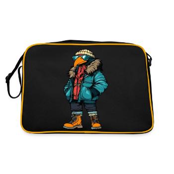 Harpy Bird Fashion Winter - Retro Bag - black/gold - Back