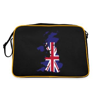 Grande-Bretagne - Sac Retro - noir/or - Dos