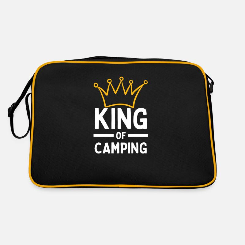 CAMPING CAMPING CAMPING TENT KING Sac Retro