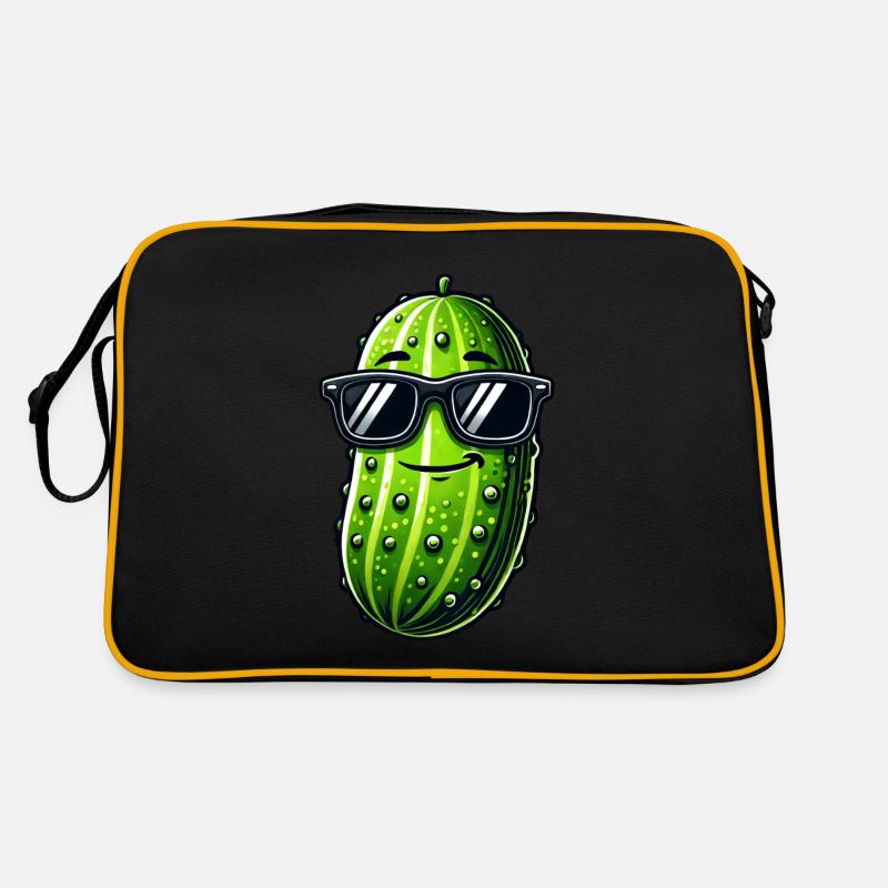 Cool Cucumber Sunglasses Summer Pickle Fruit Retro Bag