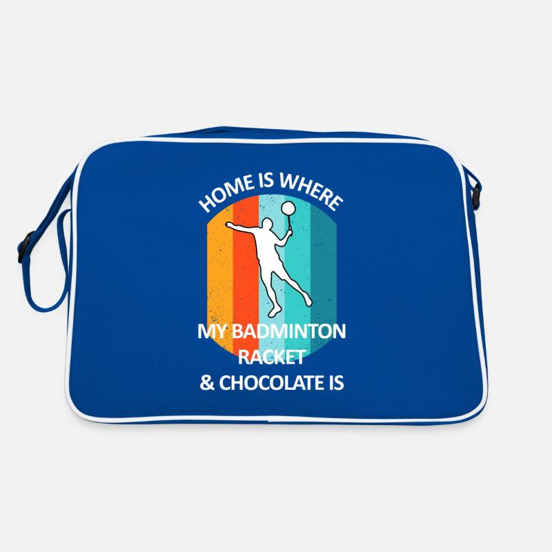 Badminton Badminton Badminton Player Chocolate Retro Bag