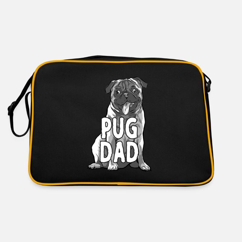 PUG DAD MOPS PAPA Sac Retro