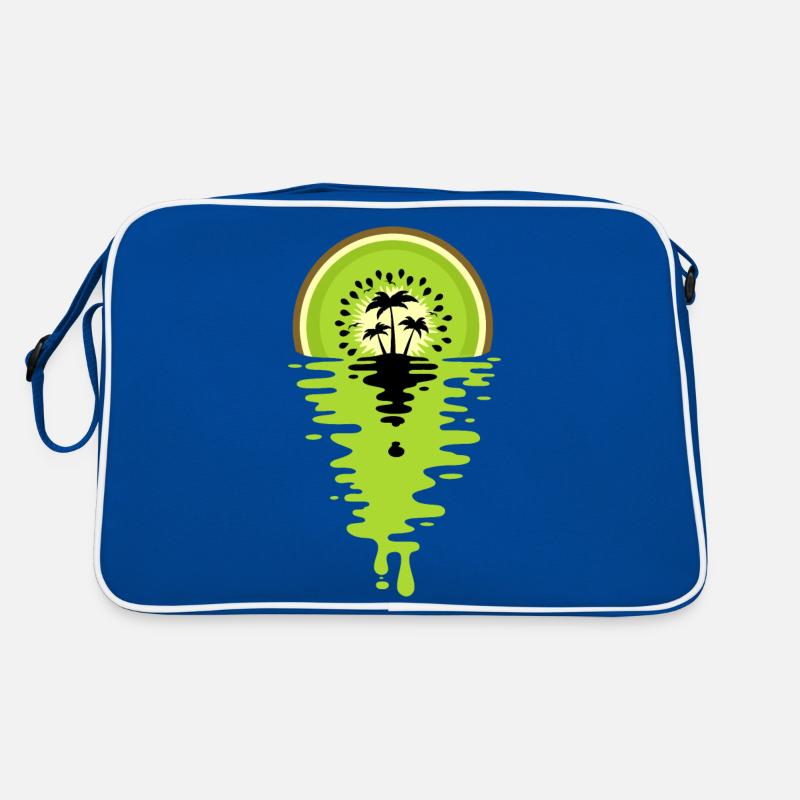 Sunset Kiwi Saft Retro Tasche