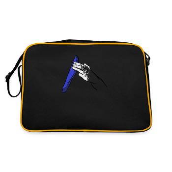 Prise escalade - Sac Retro - noir/or - Dos