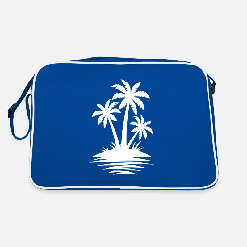 Palm Tree Island Beach Lover Gift - Summer Gift Retro Bag