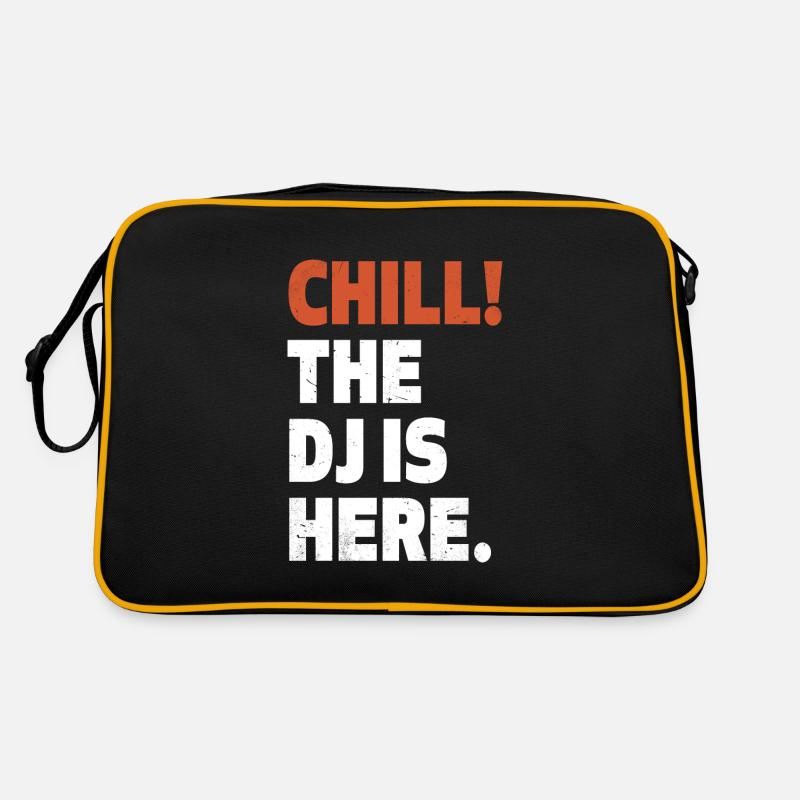 DJ Design Discjockey Deejay Djane Fun Retro Tasche