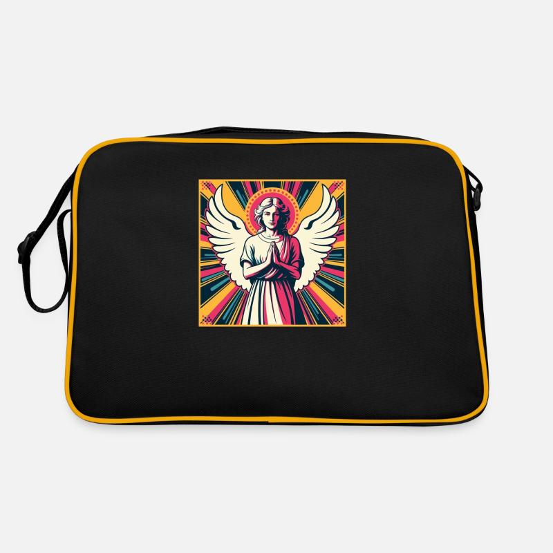 Schutzengel Pop-Art Retro Tasche