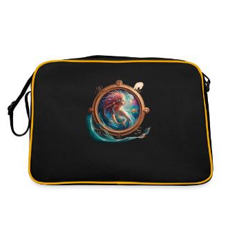 Poisson signe astrologique - Sac Retro - noir/or - Dos
