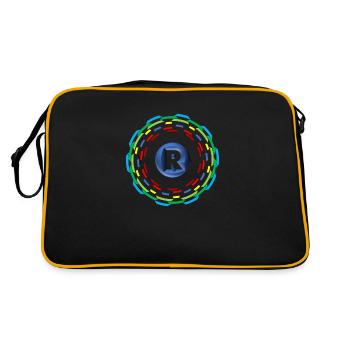 Circles R - Retro Bag - black/gold - Back