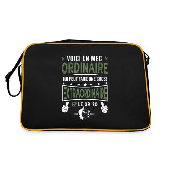 mec ordinaire le GR20 randonnée corse - Sac Retro - noir/or - Dos