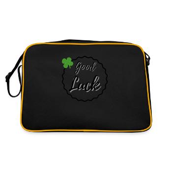 Bonne chance - Sac Retro - noir/or - Dos