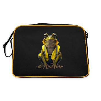 The foreman sees everything and has a key role - Retro Bag - black/gold - Back