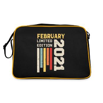 February 2021 - February 2021 Birthday Gift - Retro Bag - black/gold - Back