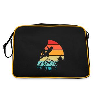 Trad Climbing Bouldering - Retro Bag - black/gold - Back