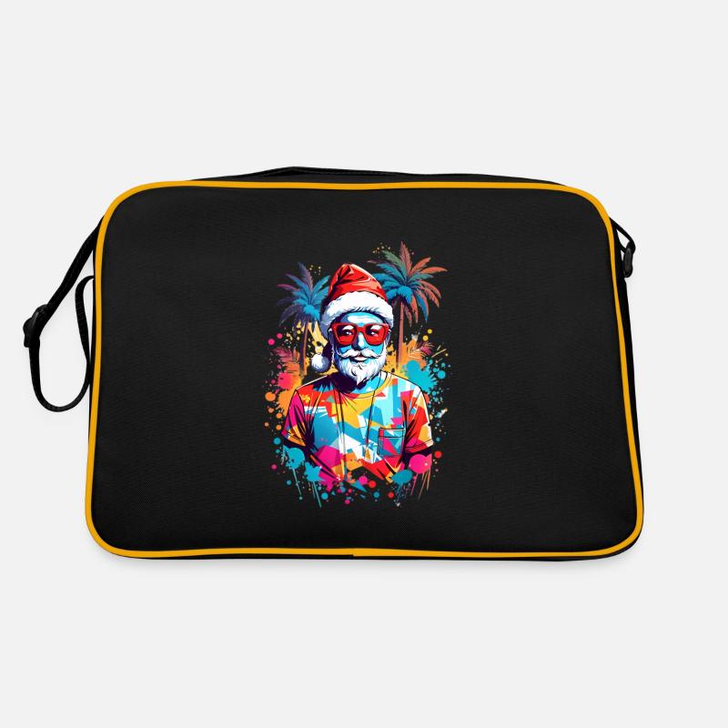 Coole Weihnachtsmann Retro Tasche