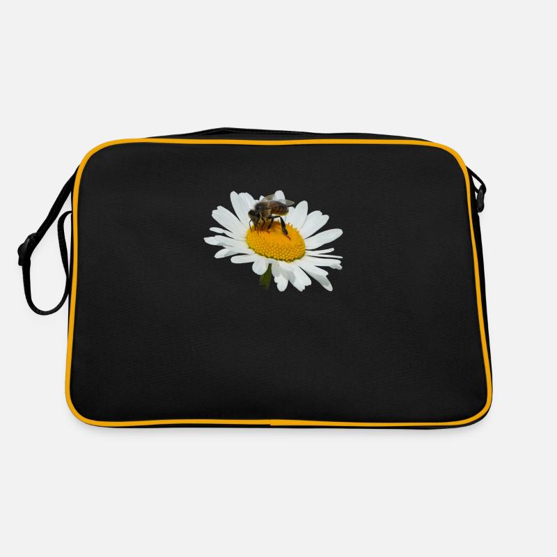Die Biene ist eines der wichtigsten Nutztiere Retro Tasche