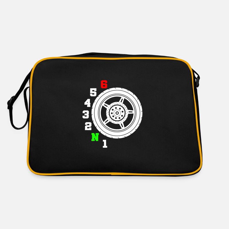 gear shift motorcycle Retro Bag