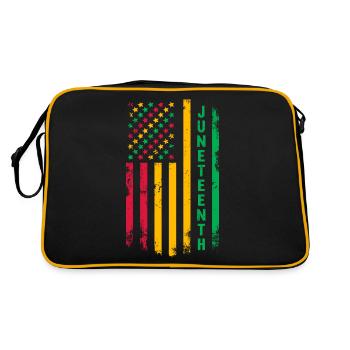 Juneteenth - Sac Retro - noir/or - Dos