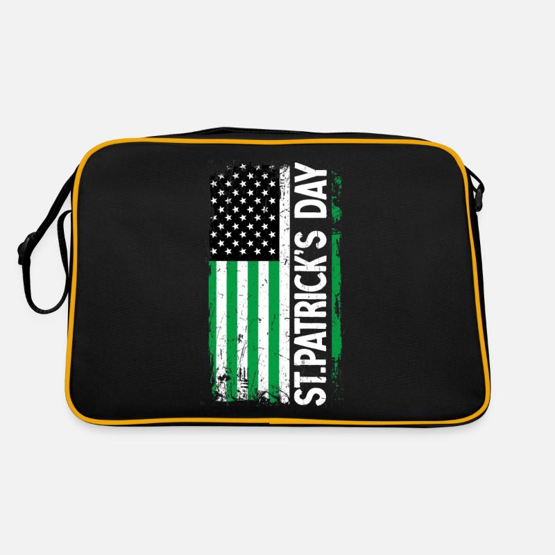 St Paddys St Patricksday St Patrick Day Retro Tasche