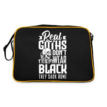 Les vrais Goths ne portent pas de noir, ils licencient Rome Gothic - Sac Retro - noir/or - Dos