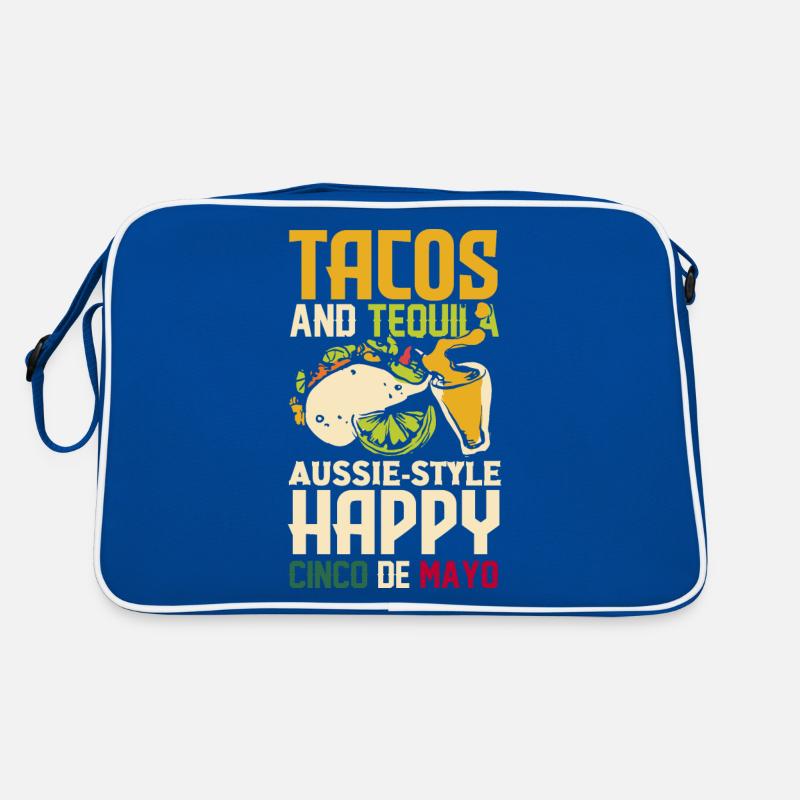 Tacos and tequila Aussie-style Happy Cinco de Mayo Retro Tasche