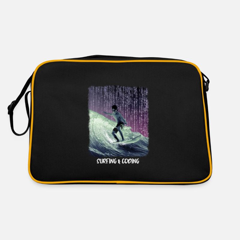 Surfing & Coding Retro Bag