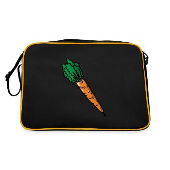 Carotte carotte carotte carotte - Sac Retro - noir/or - Dos
