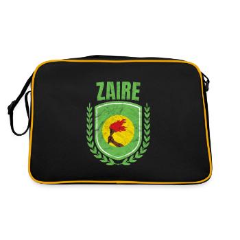 Zaïre - Sac Retro - noir/or - Dos