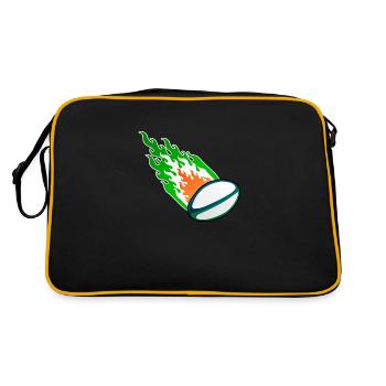 Fireball Rugby Ireland - Retro Bag - black/gold - Back