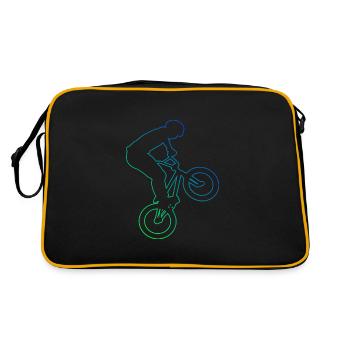 Femmes Hommes BMX vélo vélo vélo bmx - Sac Retro - noir/or - Dos