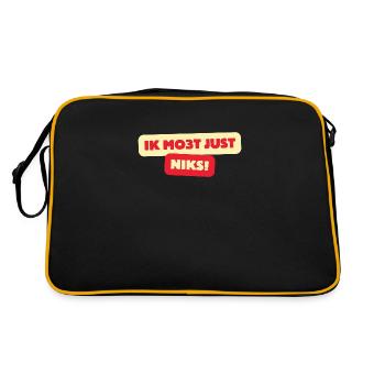 I mo3t just nothing - Retro Bag - black/gold - Back