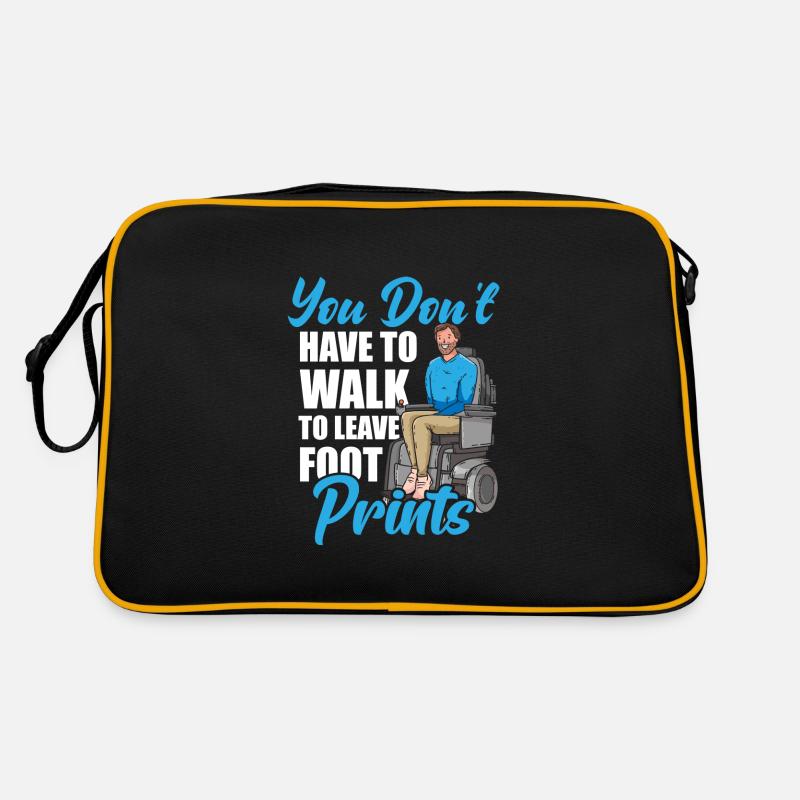 Disabled wheelchair users Irony Retro Bag
