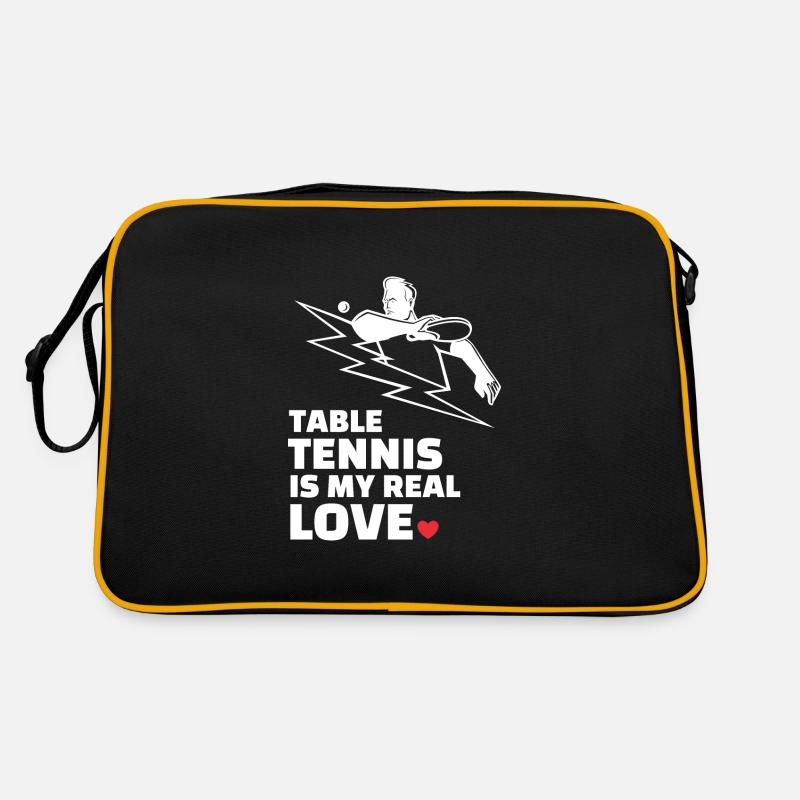 Ich Liebe Tischtennis Retro Tasche