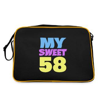 58 - Retro Bag - black/gold - Back