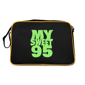 Birthday 95 - Retro Bag - black/gold - Back