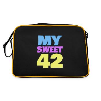 Doux 42 - Sac Retro - noir/or - Dos
