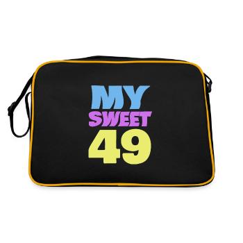 49 - Retro Bag - black/gold - Back