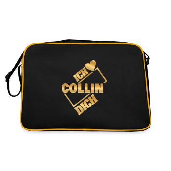 Couple Collin - Retro Bag - black/gold - Back