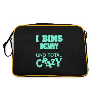 Denny as a first name - Retro Bag - black/gold - Back